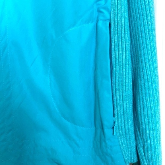 SIGRID OLSEN  Turquoise front zippered Jacket XL NWT $159 - Picture 6 of 9